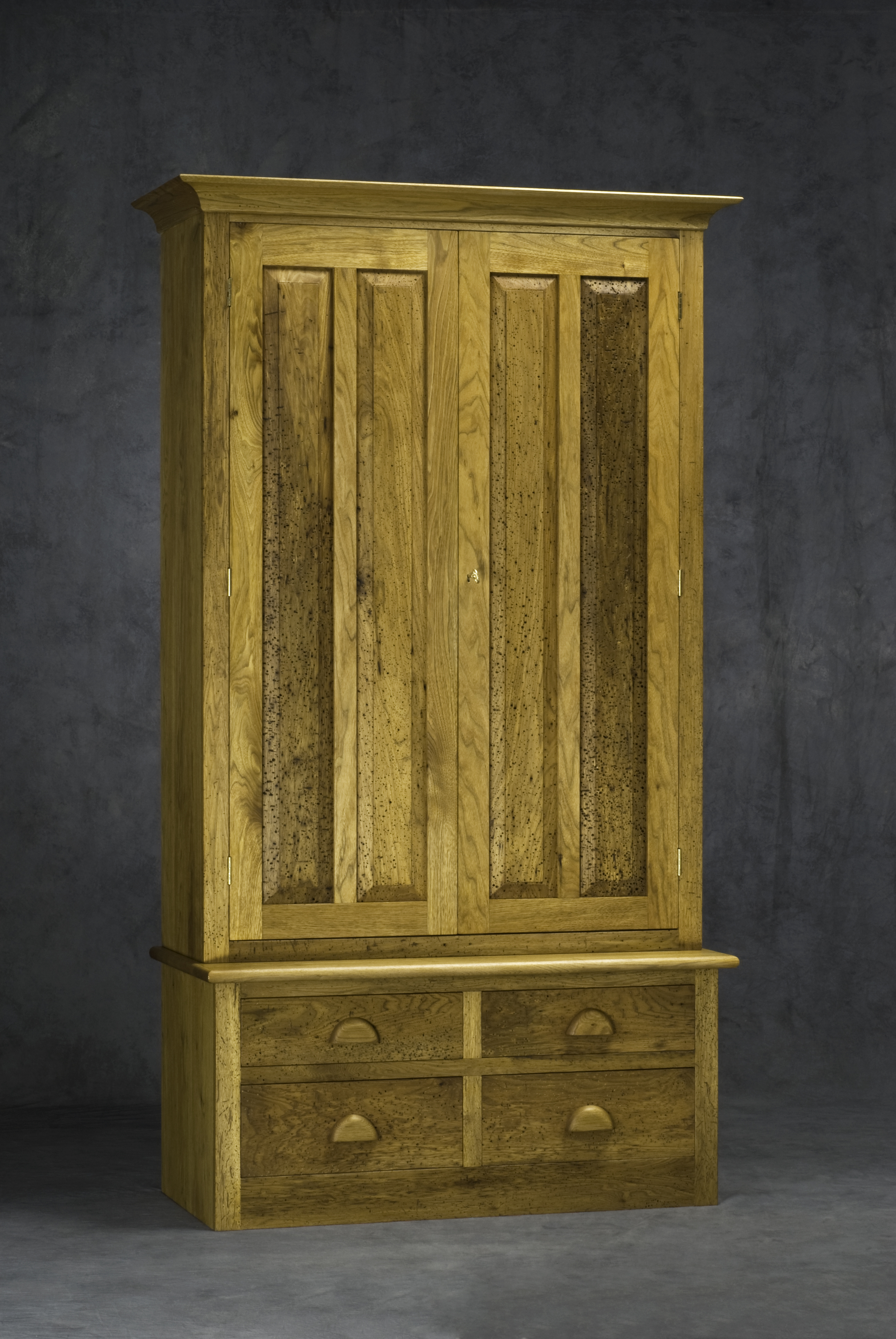 gun+cabinets This handmade solid wood Gun Cabinet is custom made to 